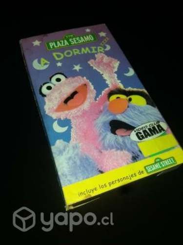 Película Plaza Sésamo a dormir vhs