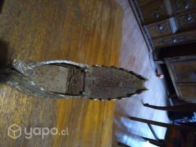 Plancha antigua a carbon