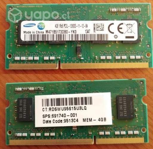 Memoria RAM Samsung 4GB PC3L