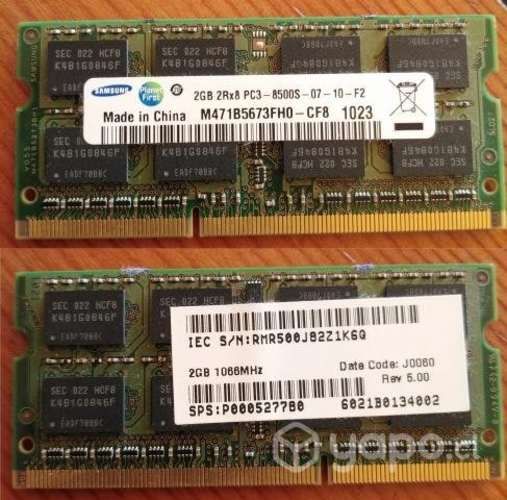 Memoria RAM Samsung 2GB PC3
