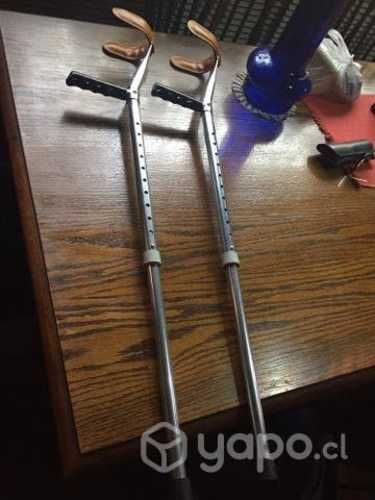 Muletas ajustables para niño