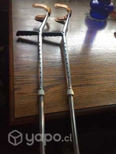 Muletas ajustables para niño