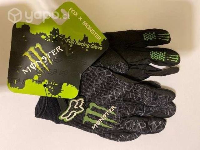 Guantes MTB Enduro, Fox edición Monster Energy