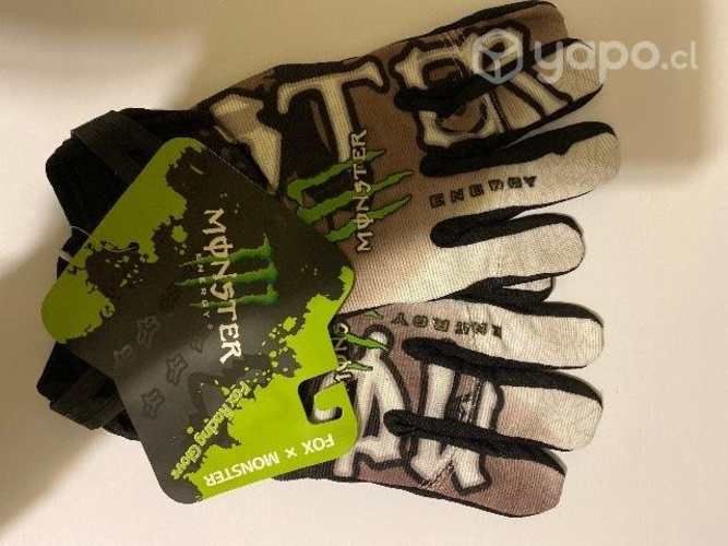 Guantes MTB Enduro, Fox edición Monster Energy