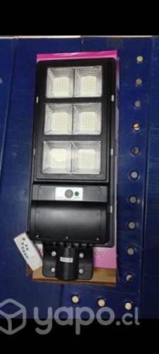 Foco solar 200w panel incorporado + control + sopo