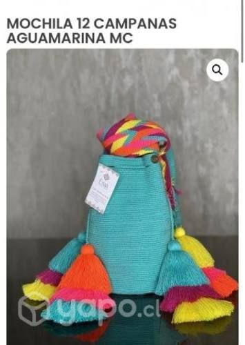 Mochila wayuu tejida colombiana