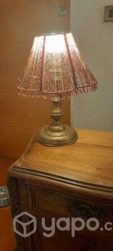 Lámpara de bronce restaurada