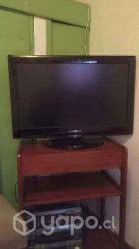 Televisor con mesa para tv