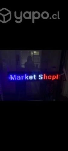 Letrero Luminoso Modificable App ZH Mobile*tricolo