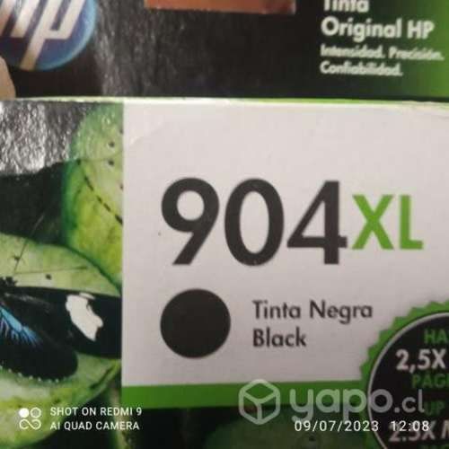 Tintas HP diversos modelos originales de alta