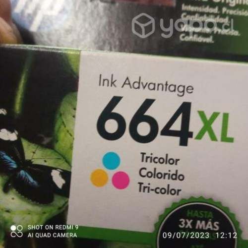 Packs de tintas HP 664xl colores originales de alt
