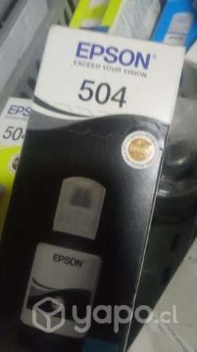 Tinta Epson 504 black original de alta