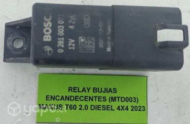 Relay Bujías Encandecentes (MTD003) Maxus T60 2.0