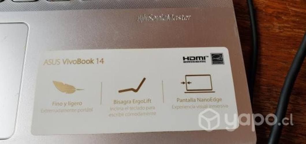 Notebook ASUS vivobook 14