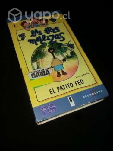 Película Las 3 mellizas; El patito feo vhs