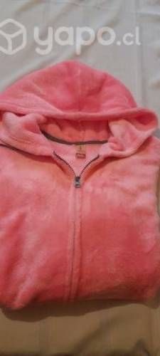 Poleron polar con gorro mujer talla L