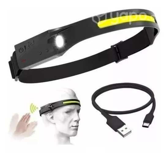 Linterna Led Frontal De Cintillo Cabeza Recargable