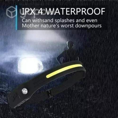 Linterna Led Frontal De Cintillo Cabeza Recargable