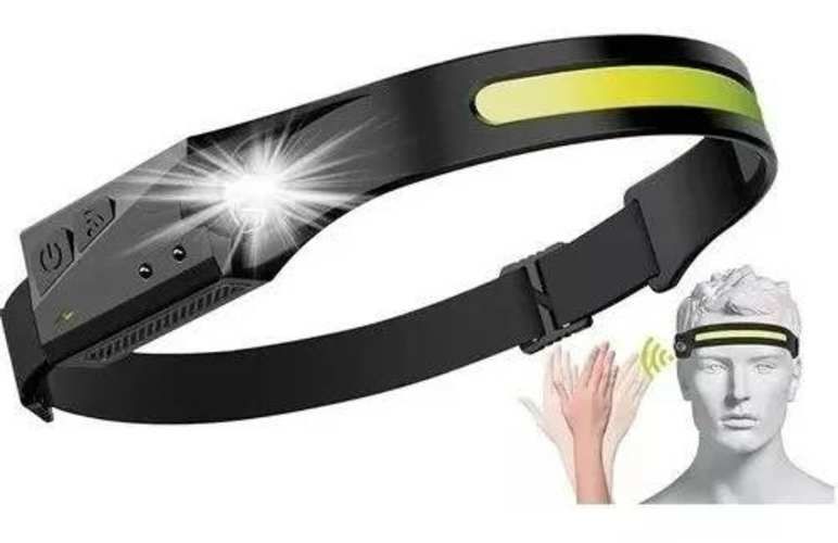 Linterna Led Frontal De Cintillo Cabeza Recargable