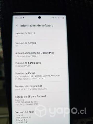S22 Ultra Casi Nuevo