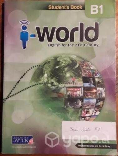 Libro escolar inglés i-world B1