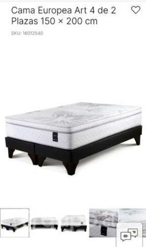 Espectacular Cama Rosen Art 4 nueva a domicilio