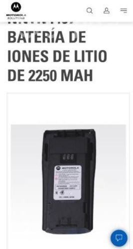 Bateria Motorola NNTN4497 alta duracion