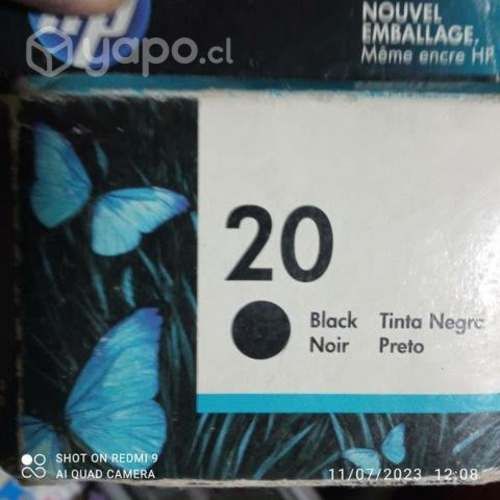 Tinta HP 20 black original