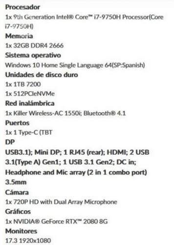 Notebook gamer Lenovo legion Y740