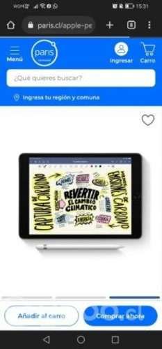 Ipad 8va generación.