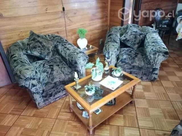 Juego de living terciopelo