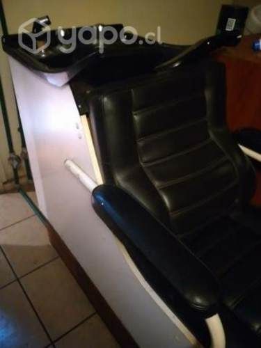 Lavapelo negro con todas ,sus griferias