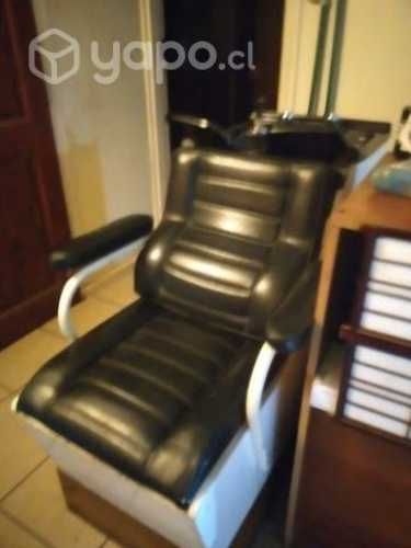 Lavapelo negro con todas ,sus griferias