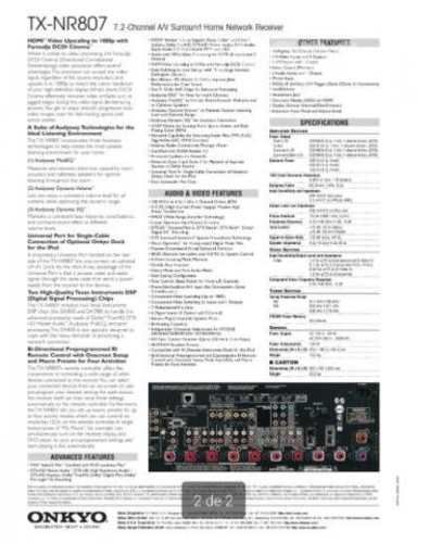 Receiver onkio tx-nr 807