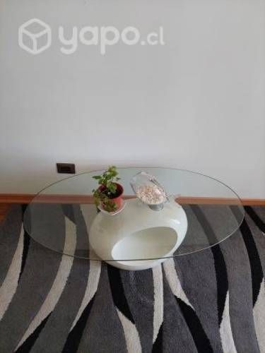 Mesa ovalada de centro