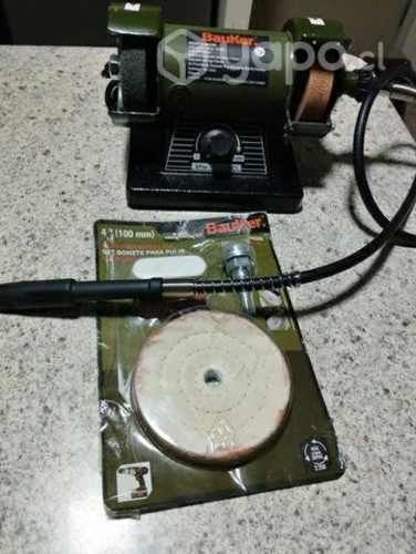 Esmeril de banco 75MM Bauker