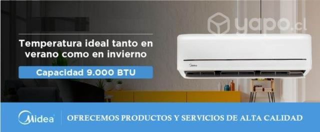 Aire acondicionado midea inverte 12000 btu