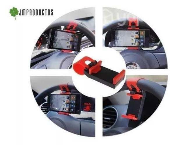 Soporte Volante Auto Universal Silicona Gps Androi