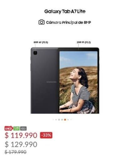 Samsung Galaxy Tab a7 Lite