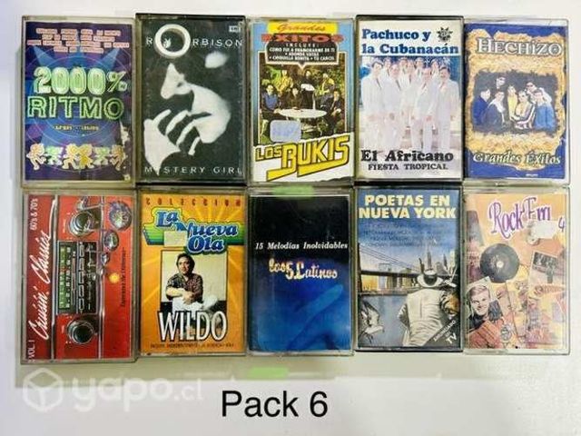 Cassete original de época pack 10 unidades