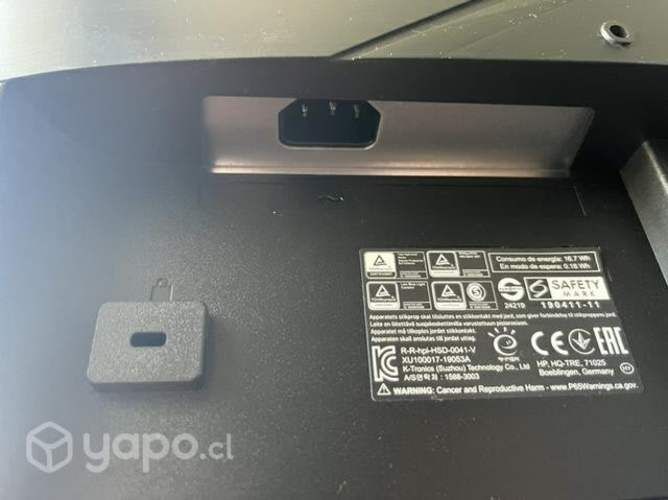 Monitor HP 144 Hz 1ms