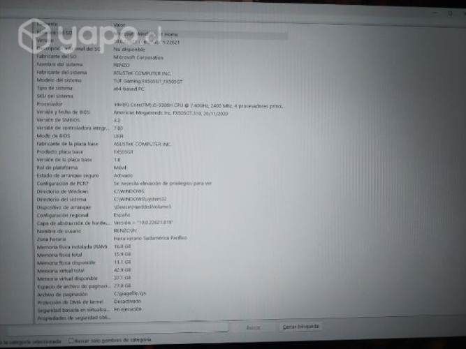 Asus Tuf Gaming FX505GT Intel core i5-9gen NVIDIA