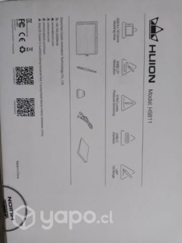 Tableta gráfica seminueva Huion 6s11