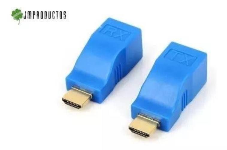 Adaptador Hdmi 30m Sobre Cat 5e 6e Utp Red Rj45