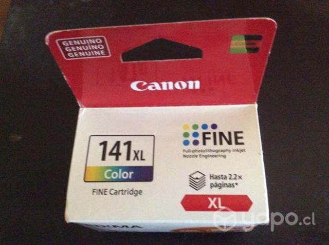 Tinta impresora color Canon 141 XL