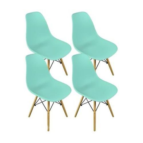 Pack 4 Sillas de comedor EAMES color Menta