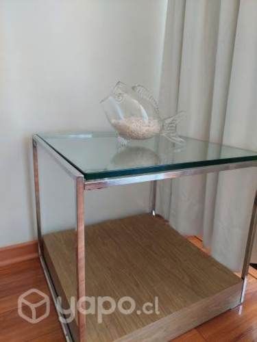 Dos mesas laterales modernas 60x60