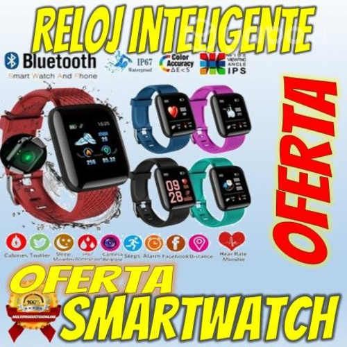 Potente Reloj Inteligente Smartwatch 116 Plus