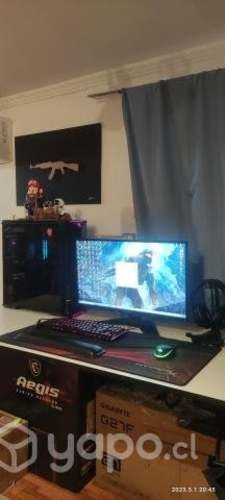 PC gamer 2060super con monitor y accesorios