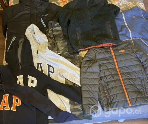 Lote de 8 polerones/chaquetas (leer descripción )